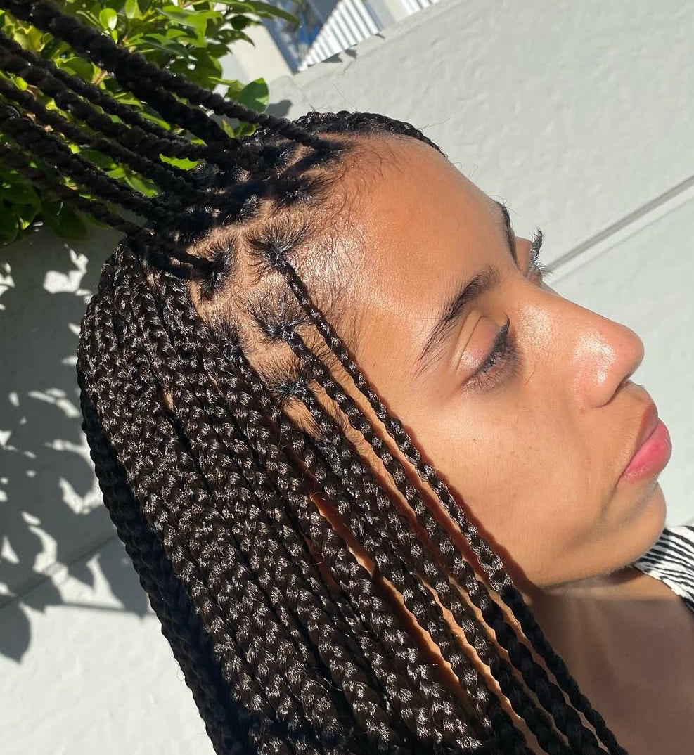 Knotless braids