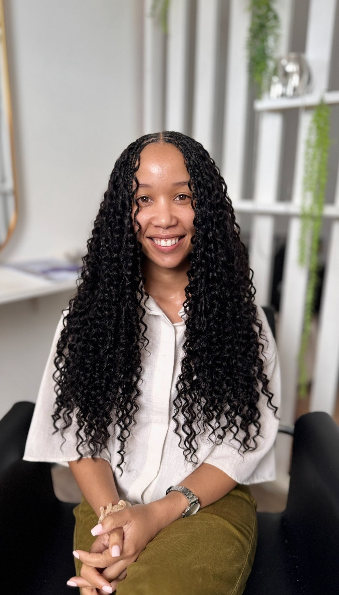 Burmese curls braids