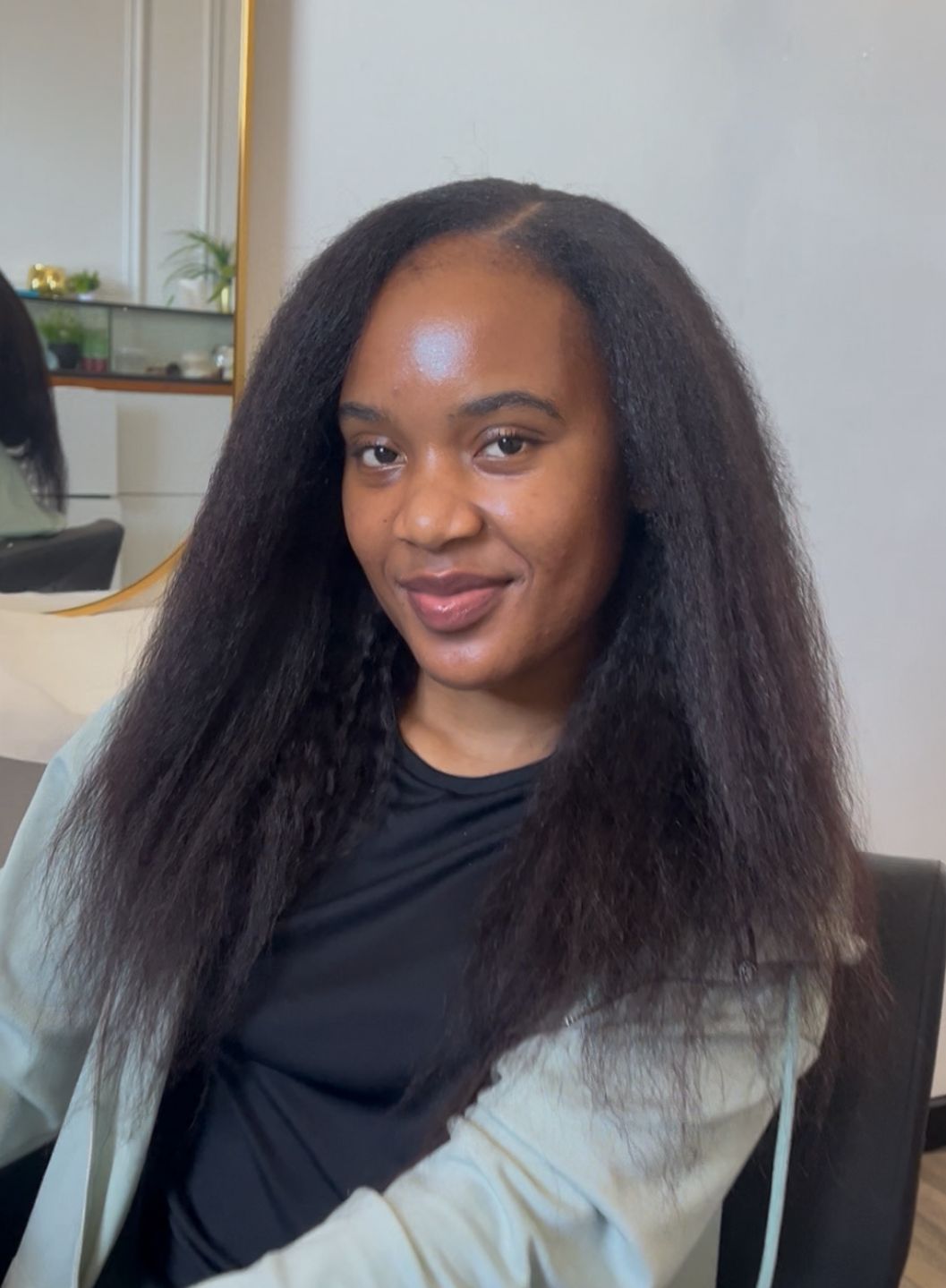 Kinky Straight - Human hair